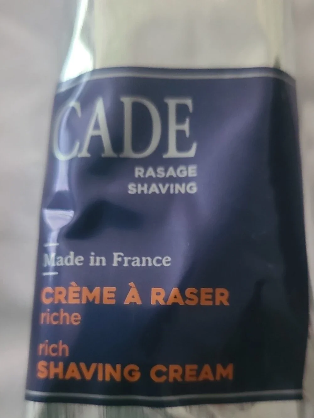 L'OCCITANE Cade Rich Shaving Cream - Silver & Navy